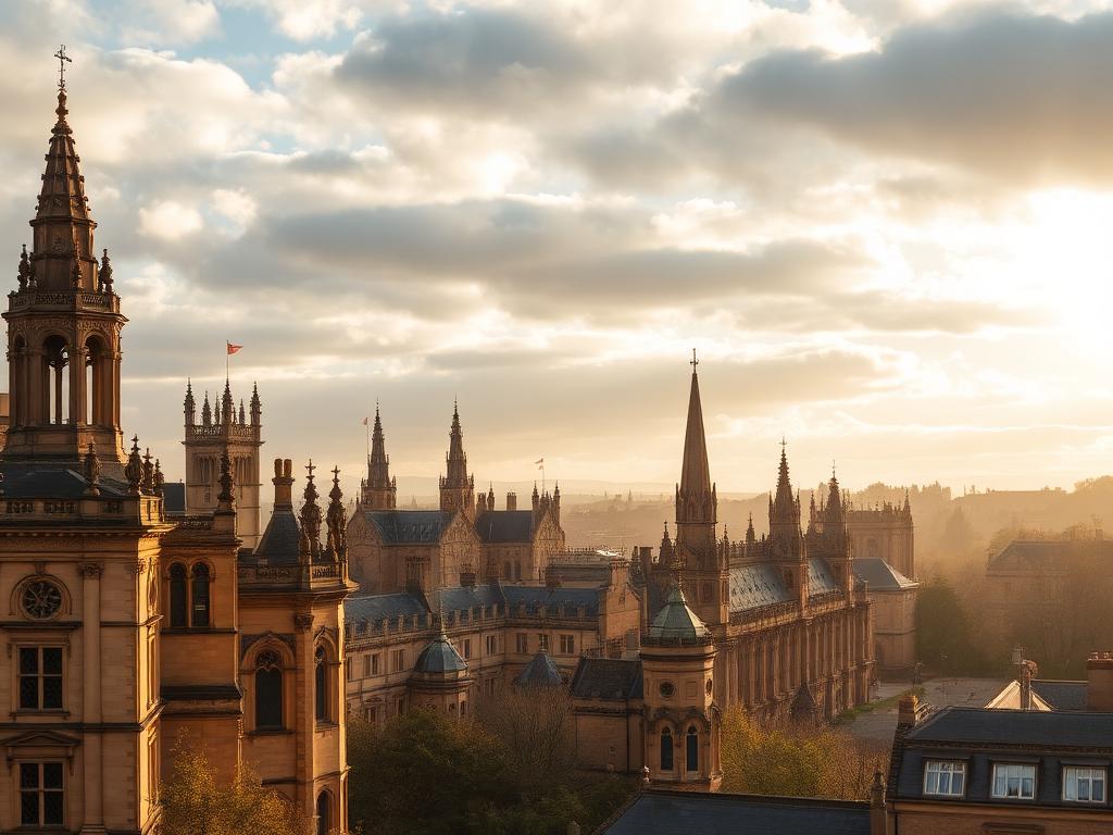 Oxford skyline of dreaming spires